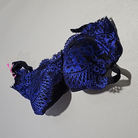 La Senza So Free blue and black 32DD bra - Picture 2 of 7